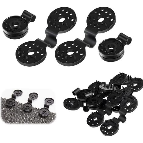 Kit de fixation de voile d'ombrage 20 pièces Clip de fixation pour filet d'ombrage (1/5)