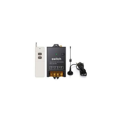1500M Funk-RF-Schalter – 110V/240V 40A Wechselstromrelais – Fernbedienung für elektrische Geräte – Einfache Installation (1/4)