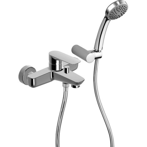 Mitigeur bain-douche extérieur avec kit douche réglable Paini Nove 09CR105  Chromé