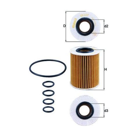 ÖLFILTER OX437D KNECHT (1/2)