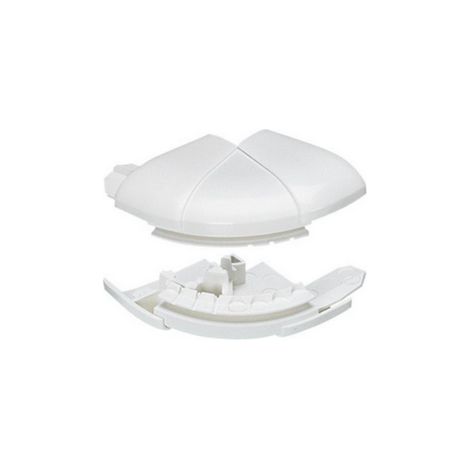 Angle extérieur pour goulottes DLP monobloc 35x80mm ou 35x105mm blanc LEGRAND 010621 (1/2)