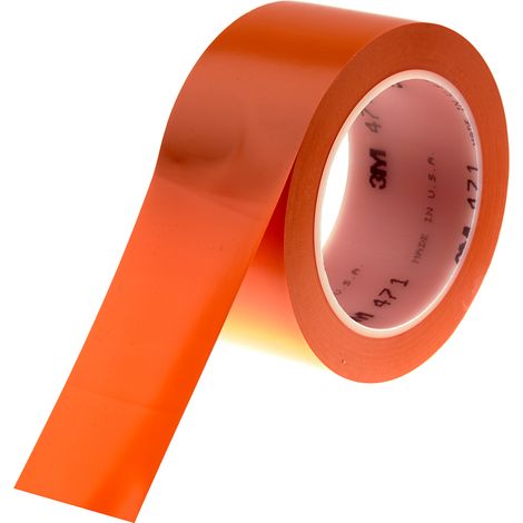 Ruban de marquage Orange 3M Scotch 471, 50mm x 33m x 0.14mm ( Prix pour 1 ) (1/2)