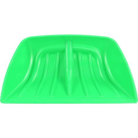Pelle à neige lame en plastique PP pour gravier, feuilles de sol, construction de jardin, vert propre (1/5)