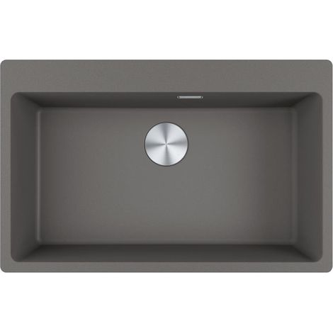 Franke Einbaubecken Maris MRG 610-73 A Fragranit Steingrau, Druckknopfventil (1/3)