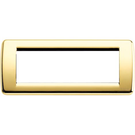 Placca Rondò 6M oro lucido Vimar Idea 16756.32