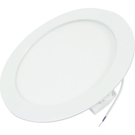 Panneau led encastrable et saillie rond aluminium et plastique 20W (1/3)