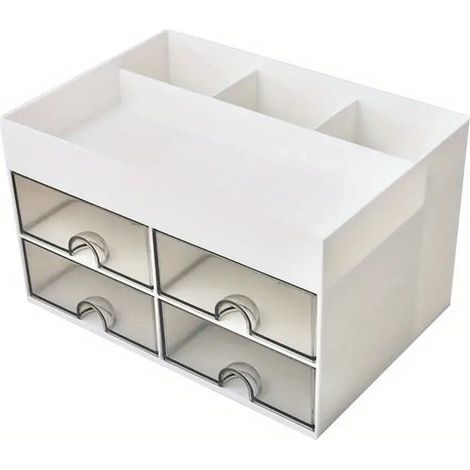 Schlafzimmerschublade, Make-up-Aufbewahrungsbox, Kunststoff-Kosmetikregal, Hautpflege-Schminktisch