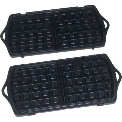 Plaque à gaufre pour gaufrier Moulinex – Compatible avec modèles TS-01035830, SW611812BU, SW611512BU – Gaufres croustillantes et moelleuses