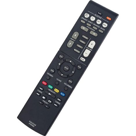 Ersatzfernbedienung RAV533 für Yamaha Heimkinosysteme (AV-Receiver) RX-V579, HTR-4068, TSR-5790, HTR-3068 und RX-V479 (1/5)