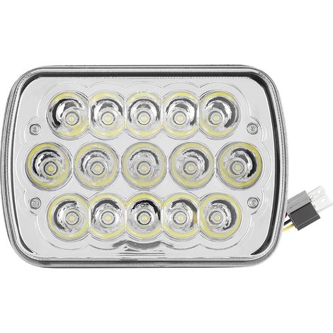 Phare avant LED 7 pouces 45W pour Jeep Wrangler 2007-2015, projecteur puissant (1/5)