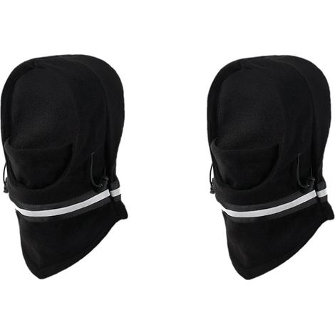 Masque thermique d'hiver réfléchissant haute visibilité pour le ski et la moto, masque intégral coupe-vent et ajustable (1/5)