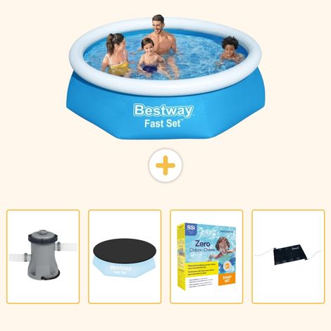 Bestway Bestway Fast Set Ronde - 244x61 cm - 5-pièces S234 (1/5)
