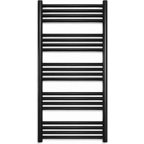 Sèche-serviette mixte noir - (HxL) 900x400 mm - 400 Watt - 405 Watt - FIO1140-400Z8N