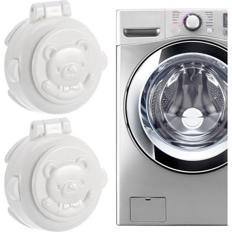 4 Pièces Machine À Laver Bouton Couvercle De Sécurité Bébé Appuyant Sur Des Interrupteurs De Preuve Bouton De Démarrage (1/4)