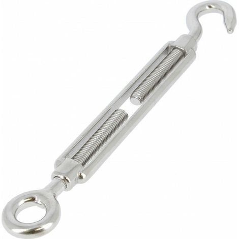 Tendeur M8 Oeil-Crochet Inox A4 - Tendeur M8 Oeil-Crochet Inox A4 - Tendeur M8 Oeil-Crochet Inox A4