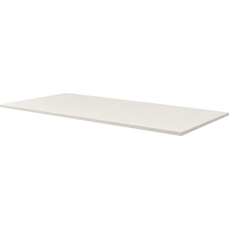Schreibtischplatte - Spanplatte Weiß - 160x80 cm (1/2)