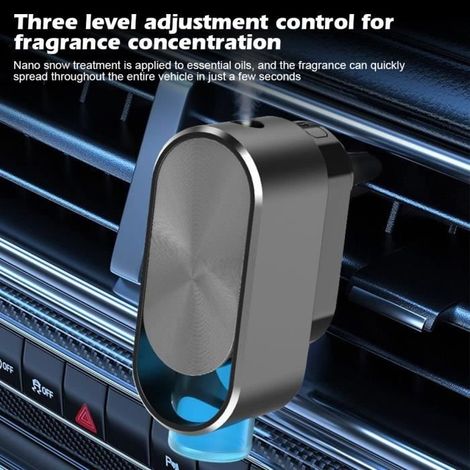 Intelligenter, wiederaufladbarer Auto-Lufterfrischer mit Diffusor, inklusive 4 Fläschchen mit ätherischen Meeresölen und 3 einstellbaren Modi (1/4)