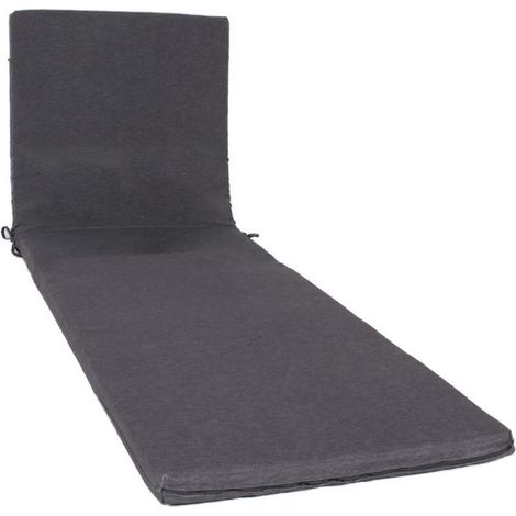 ANJOSA cojin cama 185x55x4,5 cm gris , Cojín cama desenfundable Beige 185 x 55 x 4,5 cmFabricado en material resistenteApto para exteriores.