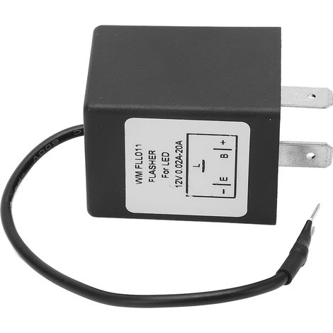 LED-Blinkerrelais, 2-polig, Hochleistungs-Blinkerrelais für Motorräder, Autos und Elektrofahrzeuge, 12 V (1/5)