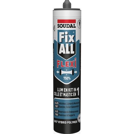 Mastic FIX ALL FLEXI - Gris - Soudal (1/6)