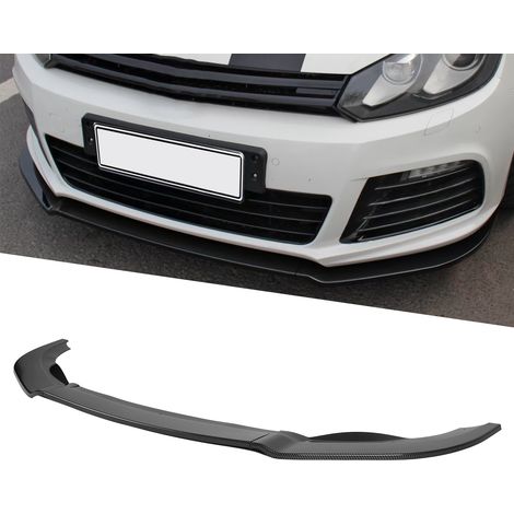 Modification de voiture Volkswagen Golf 6 09-13 RK·SEEK DESIGN Lèvre avant en trois parties texture carbone (1/5)