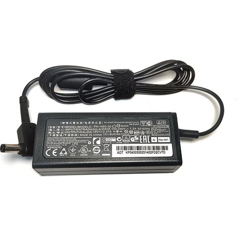 5.5x1.7mm PA-1450-26 Adaptateur 19V 2.37A 45W Chargeur Alimentation Secteur pour V3 V5 E1 E3 E5 E11 E15 ES1 E5 Series ES1-421 ES1-431 ES1-521 ES1-531 F5-521 ADP-45HE B (1/5)