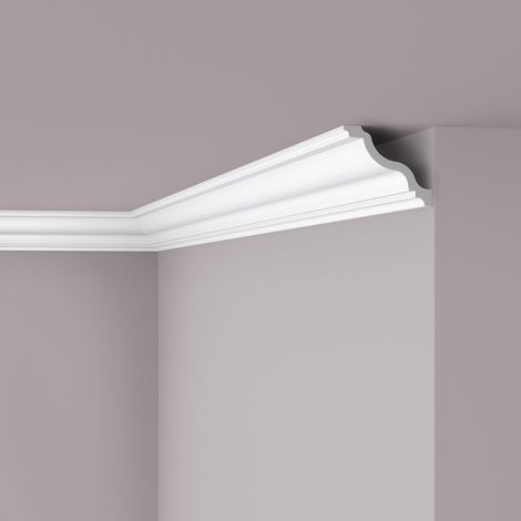 Cornice moulding NMC WT11 WALLSTYL Noel Marquet Crown Moulding Coving Decorative Moulding timeless classic design white 2 m (1/3)