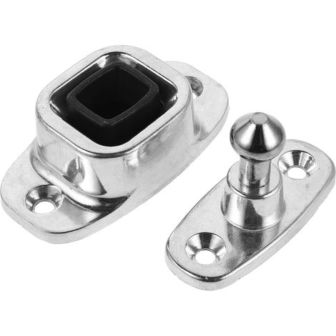 Door Bracket for Van and Motorhome Made of Alloy, Robust Door Lock Set for Trailers and Horse Trailers, Shock Absorbing, Secure Door Stop for Cargo Area and (1/5)