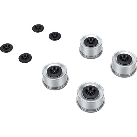 Lot de 4 Cache-poussière pour Essieu Remorque 6,2 Cm, en Acier au Carbone galvanisé avec Bouchons Caoutchouc la Plupart des Moyeux 5 200 à 6 000 Livres (1/5)