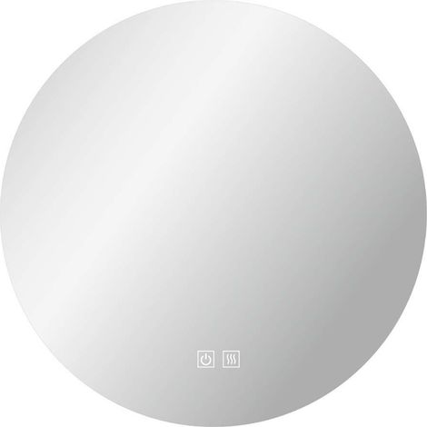 kielle Idolio - Spiegel mit LED-Beleuchtung und Heizung, Durchmesser 60 cm 50324051
