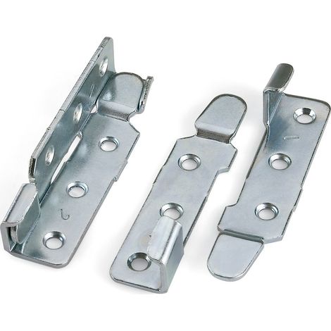 Q&Q enganche cama biduo 95mm zincado juego de 8 piezas , 0JUEGO (1/3)