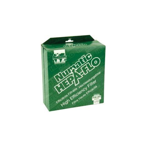 Numatic - bolsa de aspiradora nuamtic hepa-flo 15 litros nvm2bh - 604016 - 5028965305577 (1/4)