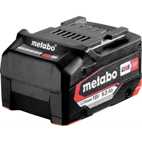 Bateria de iones de litio de 18V 5,2Ah METABO - 625028000 (1/5)