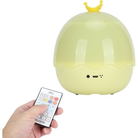 Veilleuse Projecteur Multicolore Lampe Mini Enceinte Bluetooth Télécommande Cadeau Enfant Couronne Canard (1/5)