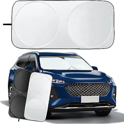 Sonnenschutz Auto Frontscheibe Innen Faltbar Hitzeschutz 160x85cm (1/5)