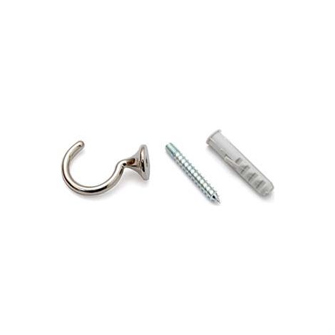 Ganci Raccoglitenda a Filo Micro Cromo 29 mm 60 Pezzi