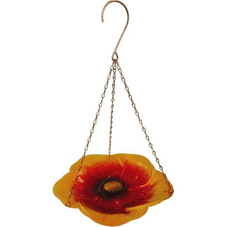 Mangeoires pour oiseaux, plateau en forme de fleur, crochet et-2 (1/5)