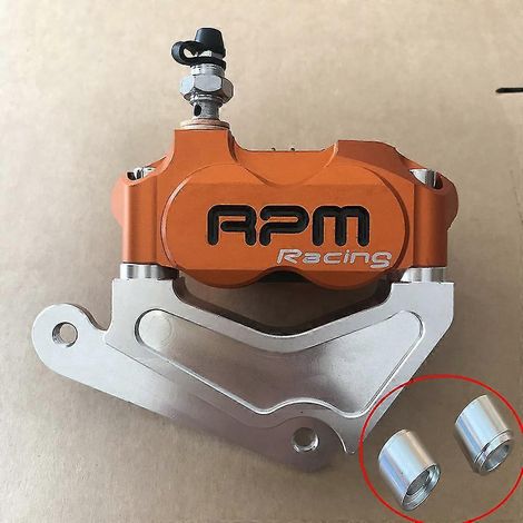Étriers de frein radiaux à quatre pistons de 82 mm pour moto Honda Dio AF 18/27/28/34/35 - Orange 220 mm (1/5)