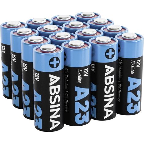Absina Pile spéciale 23 A alcaline(s) 12 V 55 16 pc(s) (1/4)