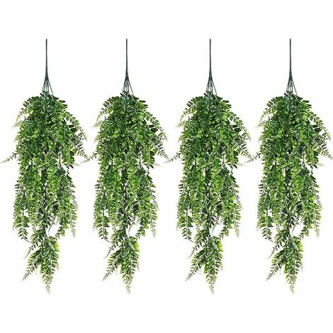4 Pieces Artificial Hanging Plants, Artificial Ivy Plants Outdoor Indoor Garland Fake Green Hanging Plant Decoration (1/5)