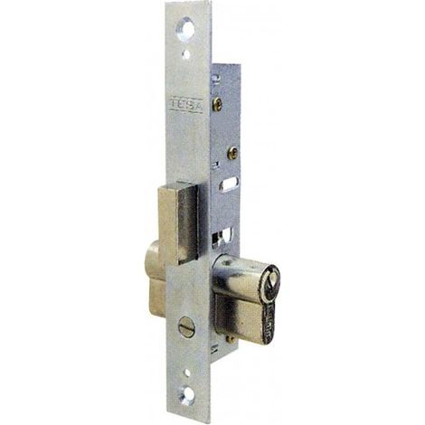Cerradura Metalica Embutir 23X15Mm 220115Hz Cincado  Picaporte Tesa (1/4)