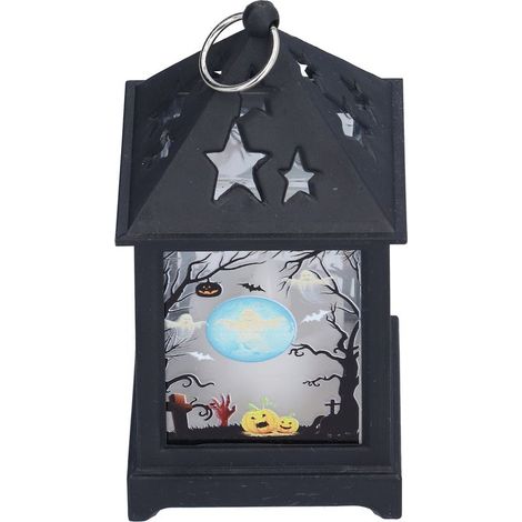Veilleuse décorative d'Halloween à LED, lanterne innovante, ornement de bureau squelette pour les fêtes (1/5)