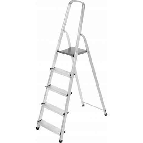 Escalera awtools 5 steps plegable carga 125 kg (1/3)