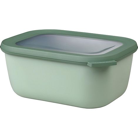 Bol Multifonction Rectangulaire - Boîte Conservation Alimentaire avec Couvercle - Convient comme Boîte de Hermétique pour le Réfrigérateur, Micro-ondes (1/5)