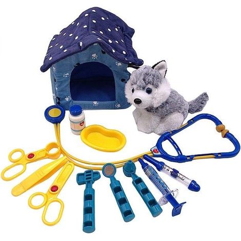 Cane con kit medico
