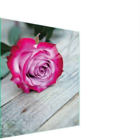 PLANCHE À DÉCOUPER EN VERRE 45x52 ROSE (1/5)