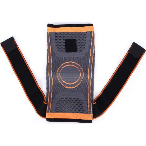 2 Pièces Genouillères Unisexes Nylon Tricot Respirantes Chaleur Sport Course Fitness Vert (1/5)