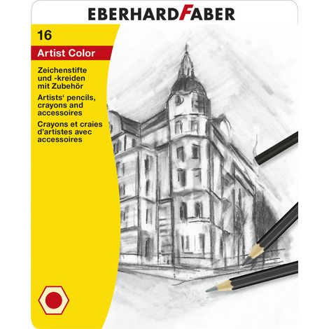Eberhard Faber EF-516916 Tekenset EFA Bliketui 16 pièces (1/5)