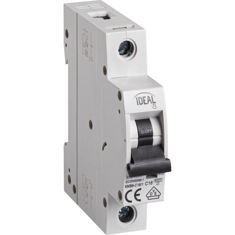 Interruttore automatico ideale KMB6 1P C16 (1/4)