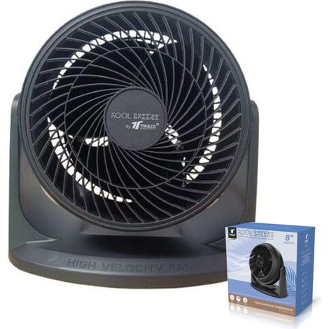 Standventilator Ø 8 Zoll 20,3 cm 42 W 3 Flügel 3 Geschwindigkeitsstufen 90° neigbarer Kopf (1/5)